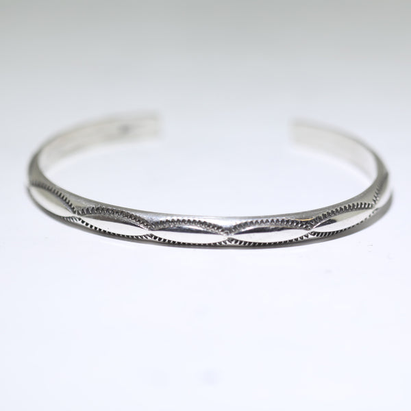 最終値下げ　navajo族　silver bangle Silver Bracelet by Navajo – Gallup Trading