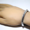 Silver Bracelet by Lyle Secatero 5-3/4"