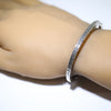 Silver Bracelet by Lyle Secatero 5-3/4"