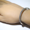 Silver Bracelet by Lyle Secatero 6"