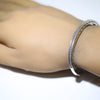 Silver Bracelet by Lyle Secatero 5-1/2"