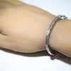 Silver Bracelet by Lyle Secatero 5-1/2"
