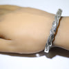Silver Bracelet by Lyle Secatero 6"