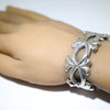 Silver Bracelet by Navajo 6"