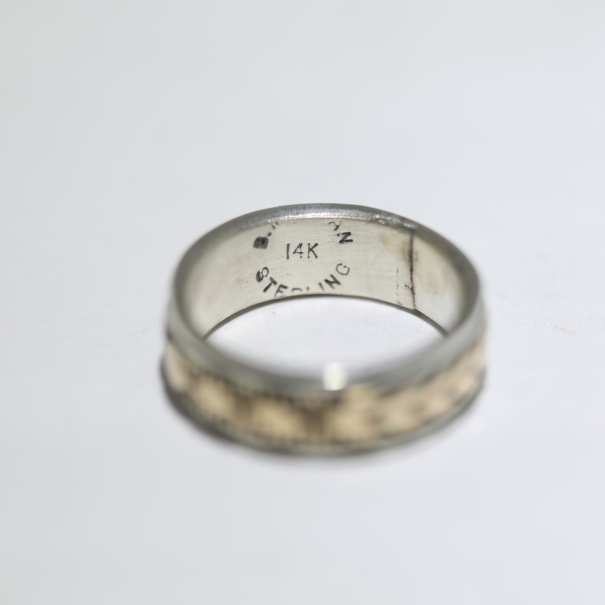 14k & Silver Ring by Bruce Morgan – Gallup Trading