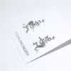 Kokopeli Earrings by Navajo