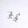 Kokopeli Earrings by Navajo