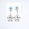 Inlay earring by Zuni