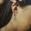 Inlay earring by Zuni