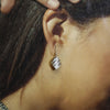 Silver Earrings by Navajo