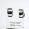 Silver Earrings by Navajo