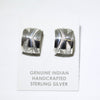 Silver Earrings by Navajo
