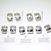 Silver Earrings by Navajo