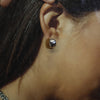 Silver Earrings by Navajo