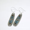Inlay earring by Navajo