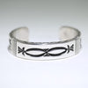 Silver Bracelet by Kenny Redhorse 5-1/2"