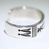 Silver Bracelet by Kenny Redhorse 5-1/2"