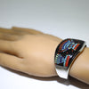 Micro Inlay Bracelet by Erwin Tsosie 5-3/4"