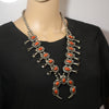 Coral Necklace, Earring, Bracelet Set