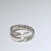 Silver Ring by Steve Yellowhorse-7.5