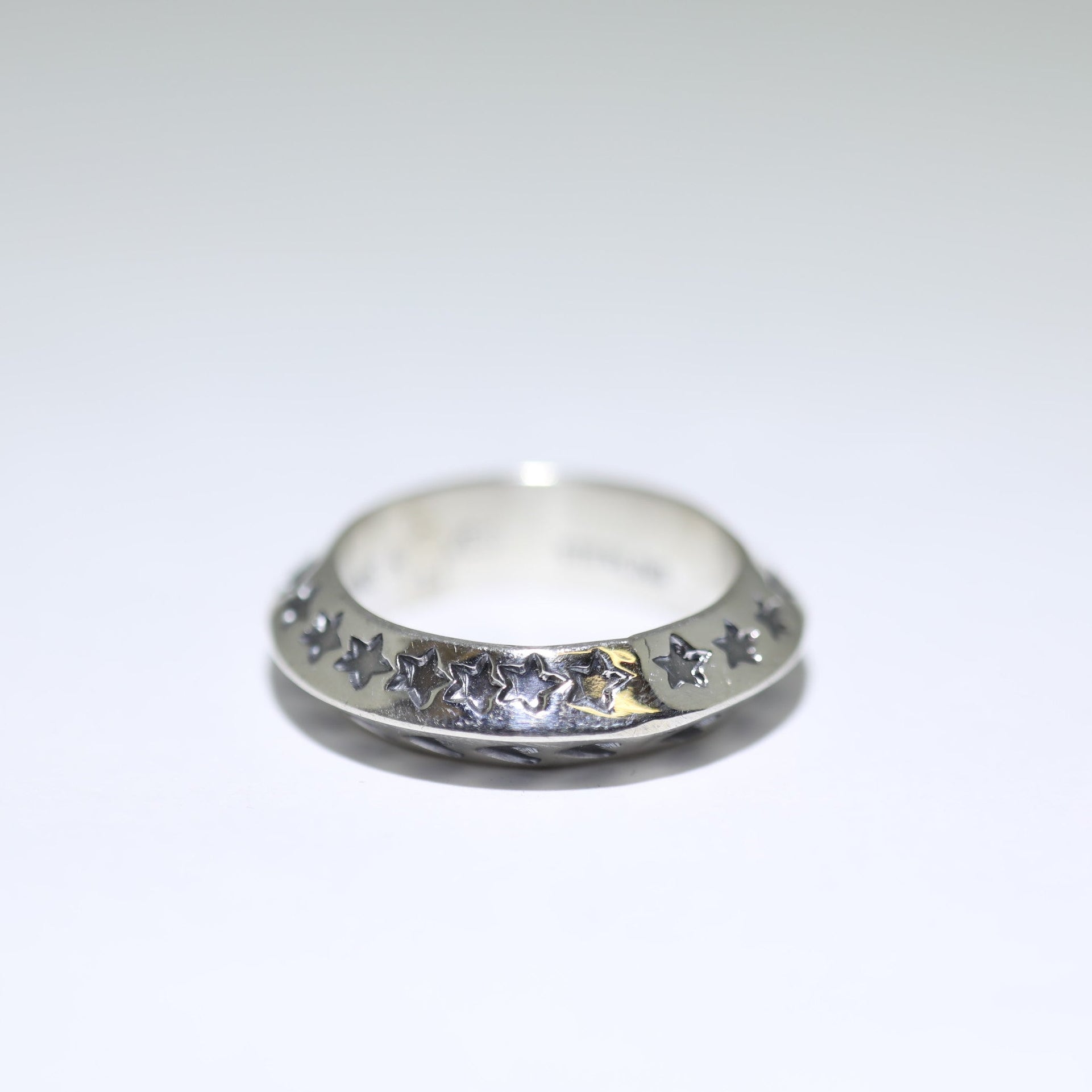 Silver Ring by Sunshine Reeves- 9.5 – Gallup Trading