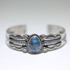 Lone Mt Coin silver Bracelet by Perry Shorty 5-1/2"