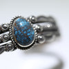 Lone Mt Coin silver Bracelet by Perry Shorty 5-1/2"