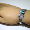 Bisbee Coin silver Bracelet by Perry Shorty 5-3/4"