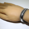 Heavy Tufa Cast Bracelet by Aaron Anderson 5-1/2"