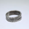 Coin Silver Ring by Jock Favour- 10.5