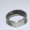 Coin Silver Ring by Jock Favour- 10.5