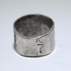 Coin Silver Ring by Jock Favour- 11.5