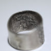 Coin Silver Ring by Jock Favour- 11.5