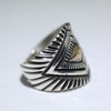 14K Stamp Ring by Harrison Jim-10.5