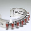 Coral Bracelet by Derrick Begay-5-3/4"