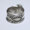 White Buffalo Ring by Arnold Goodluck- 6.5