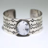 White Buffalo Bracelet by Arnold Goodluck 5-1/2"