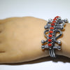 Coral Tufa Bracelet by Aaron Anderson 5-1/2"