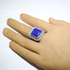 Lapis Ring by Arnold Goodluck- 9.5