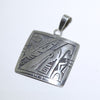 Silver Pendant by Clifton Mowa
