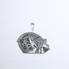 Silver Pendant by Willis Humeyestewa