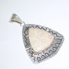 Fossilized coral Pendant by Ruben Saufkie