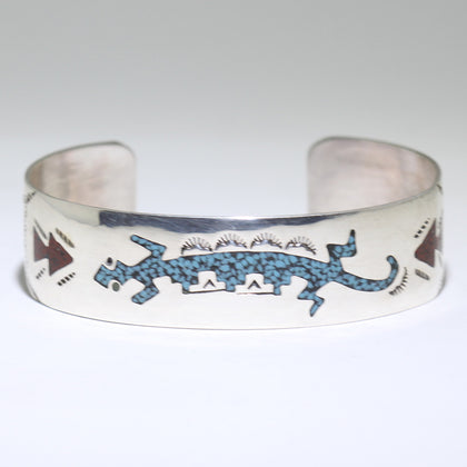 Inlay Bracelet by Navajo 5-1/4