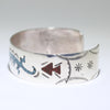 Inlay Bracelet by Navajo 5-1/4"
