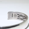 Silver Bracelet by Arnold Goodluck 5-1/4"