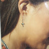 Cross Earrings by Navajo