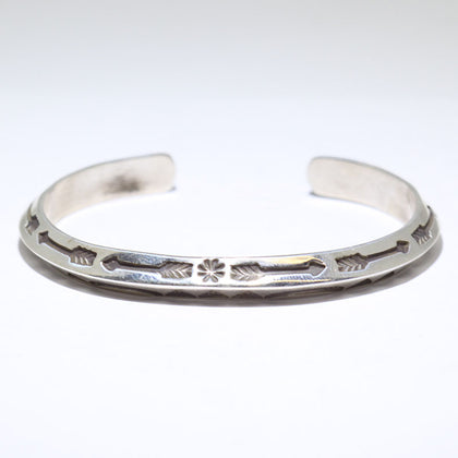 Silver Bracelet by Darrell Cadman 5-1/4