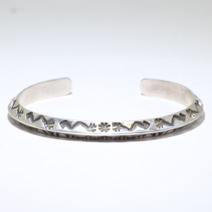 Silver Bracelet by Darrell Cadman 5-1/2