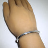 Silver Bracelet by Arnold Goodluck 5"