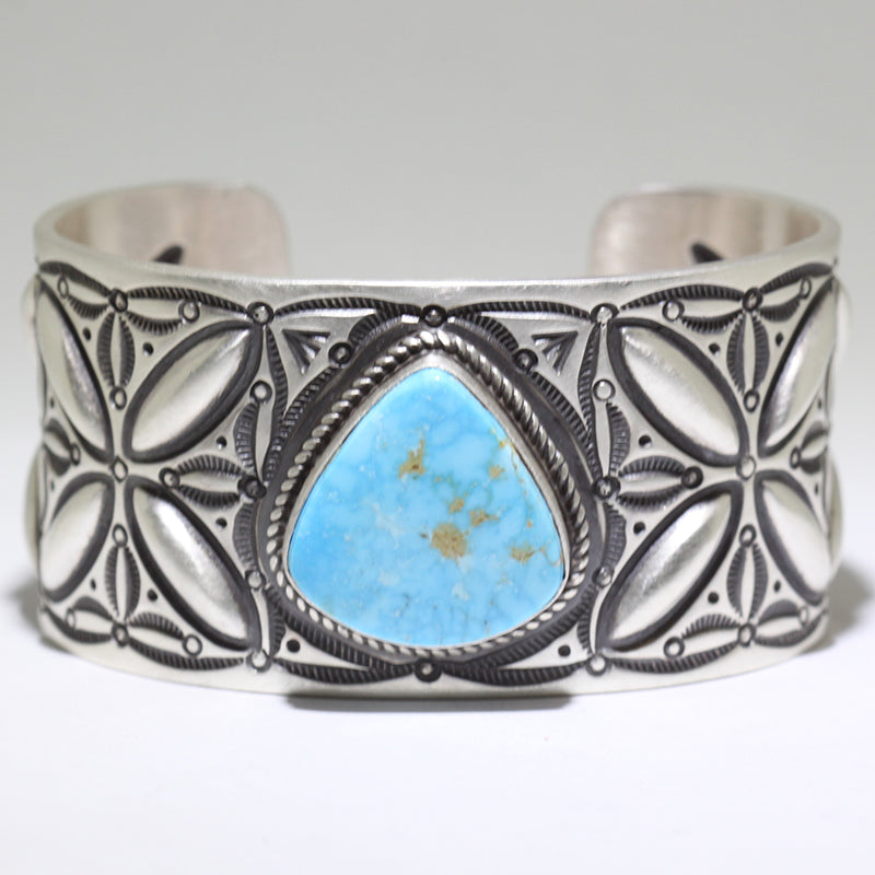 Herman Smith bangle Indian ハーマンスミス Navajo Herman Smith Three Row Turquoise Cuff Bracelet Approx
